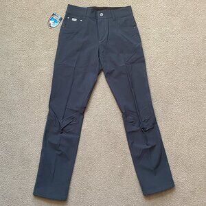 KUHL Resistor Jean 30x34 Klassik Fit Stretch Water Resistant Carbon Gray NWT
